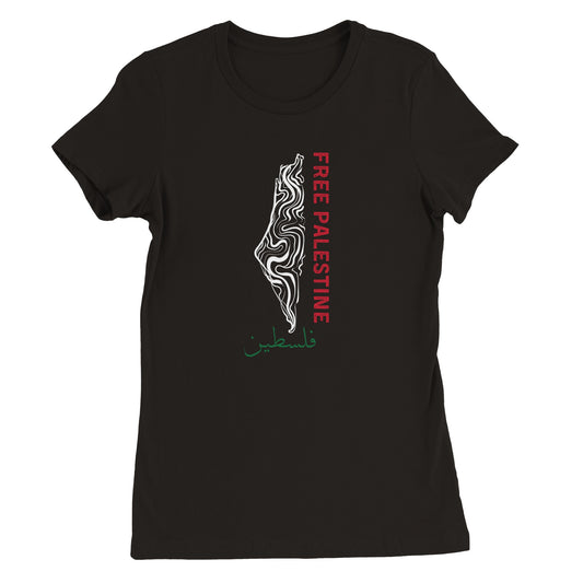 Free Palestine Fitted Tee